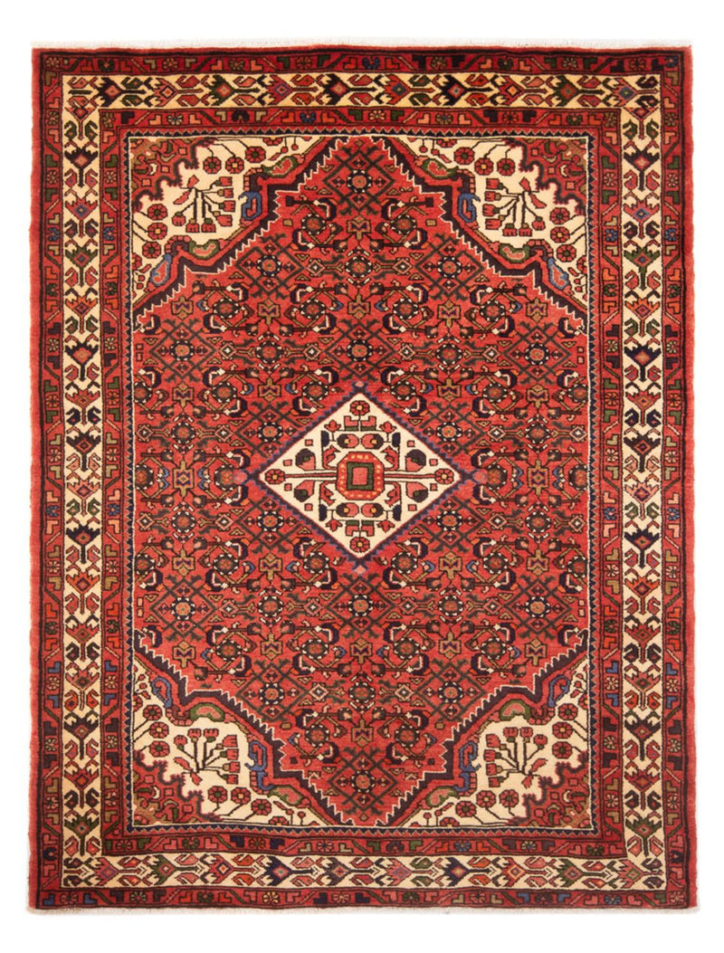 Tapis persan - Nomadic - 218 x 158 cm - rouge