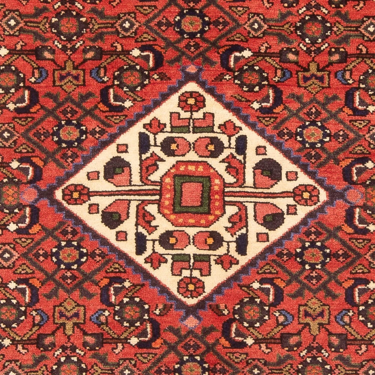 Tapis persan - Nomadic - 218 x 158 cm - rouge
