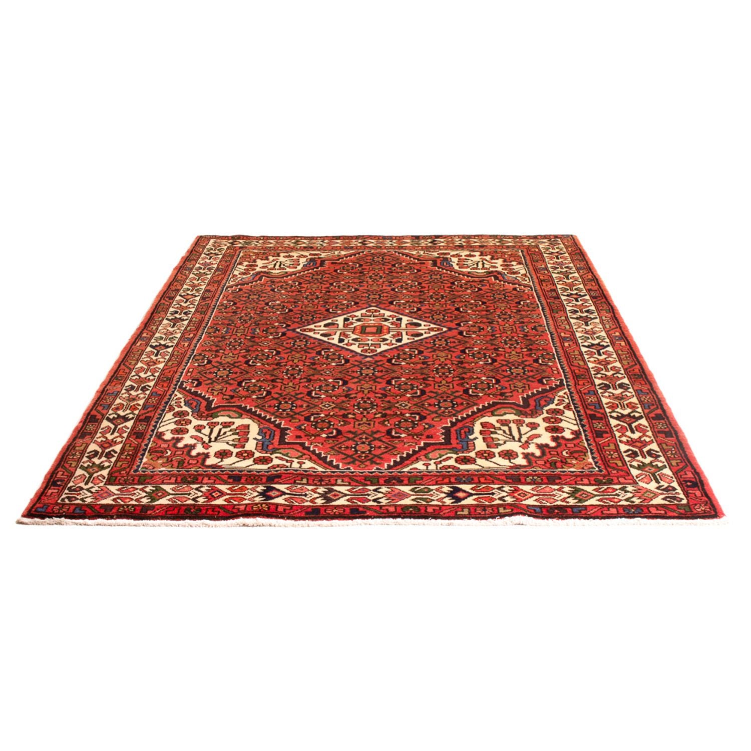 Tapis persan - Nomadic - 218 x 158 cm - rouge