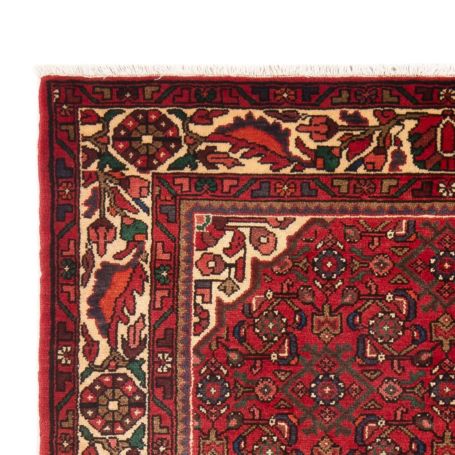 Tapis persan - Nomadic - 213 x 138 cm - rouge