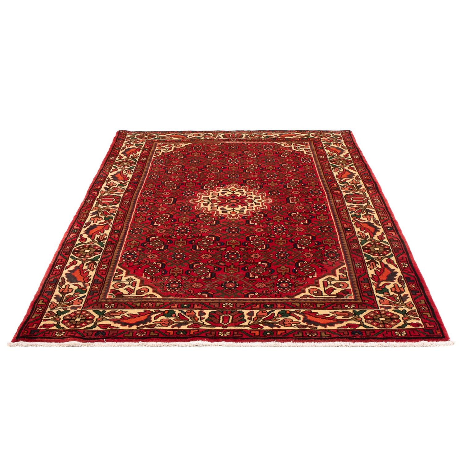 Tapis persan - Nomadic - 213 x 138 cm - rouge
