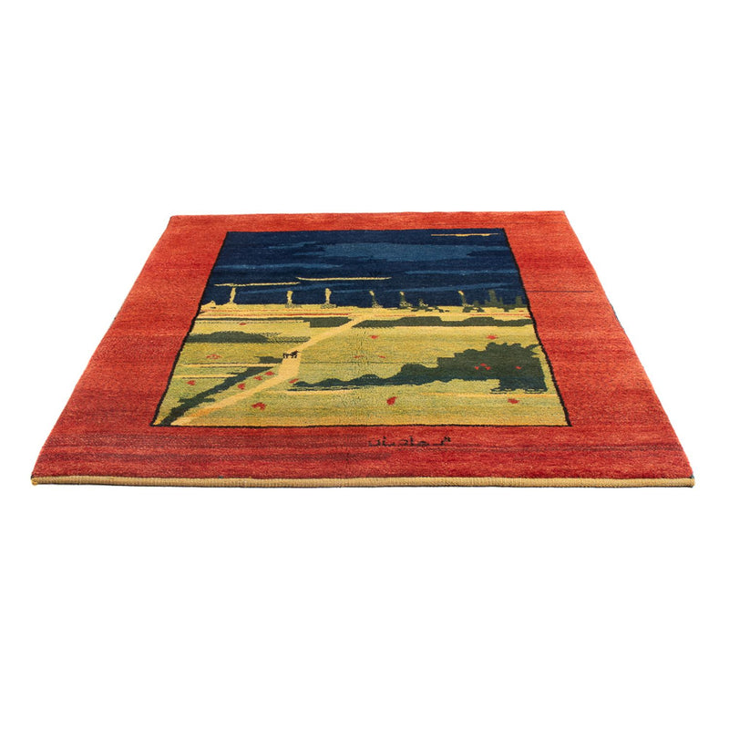 Tapis Gabbeh - Persan - 180 x 140 cm - multicolore