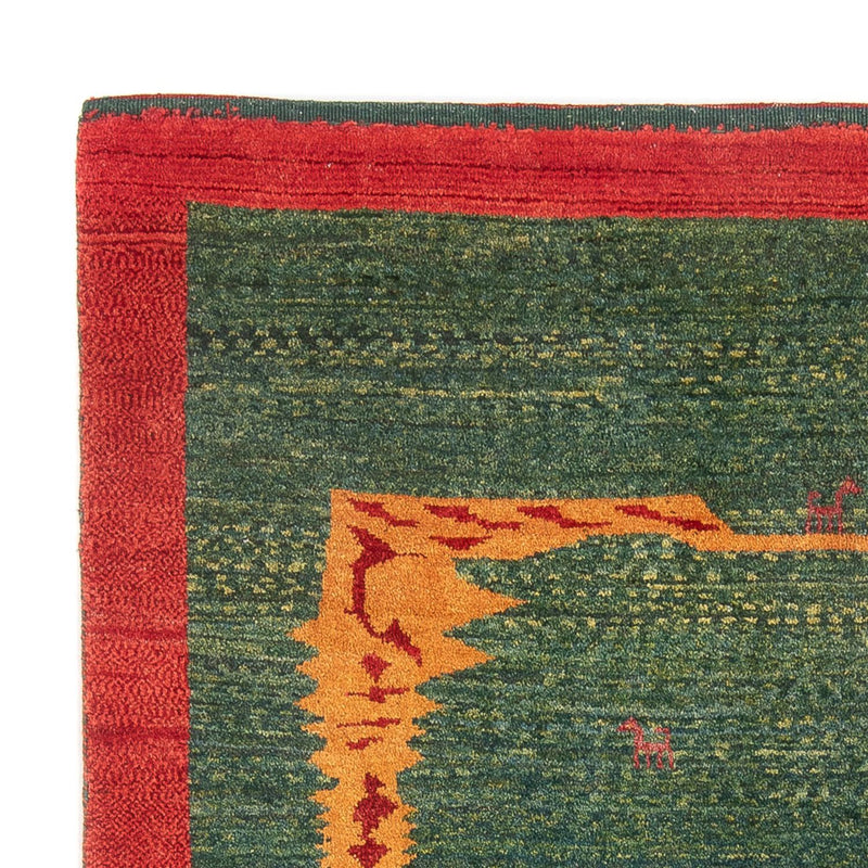 Tapis Gabbeh - Persan - 226 x 170 cm - multicolore