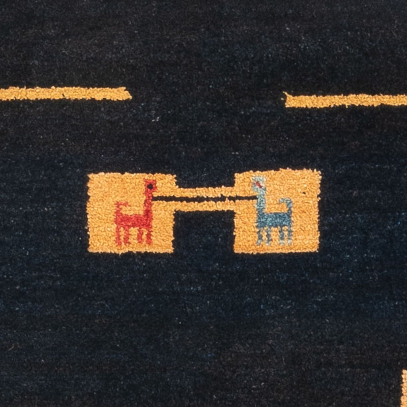 Tapis Gabbeh - Persan - 113 x 85 cm - multicolore