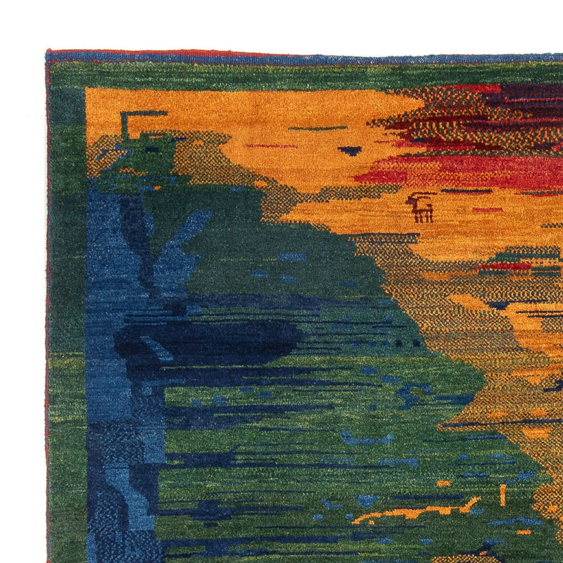 Tapis Gabbeh - Persan - 228 x 200 cm - multicolore
