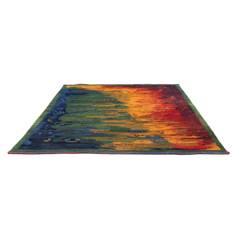 Tapis Gabbeh - Persan - 228 x 200 cm - multicolore