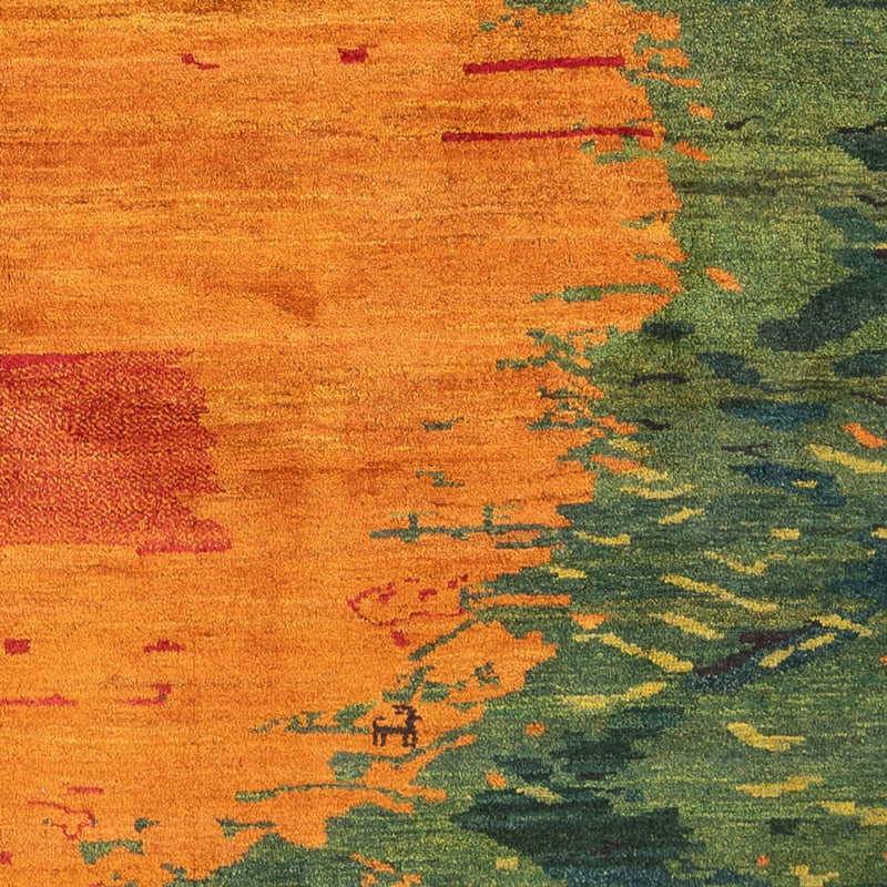 Tapis Gabbeh - Persan - 232 x 200 cm - multicolore