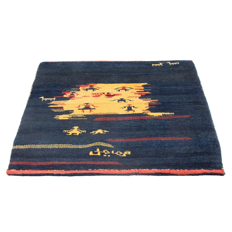 Tapis Gabbeh - Persan - 120 x 92 cm - multicolore