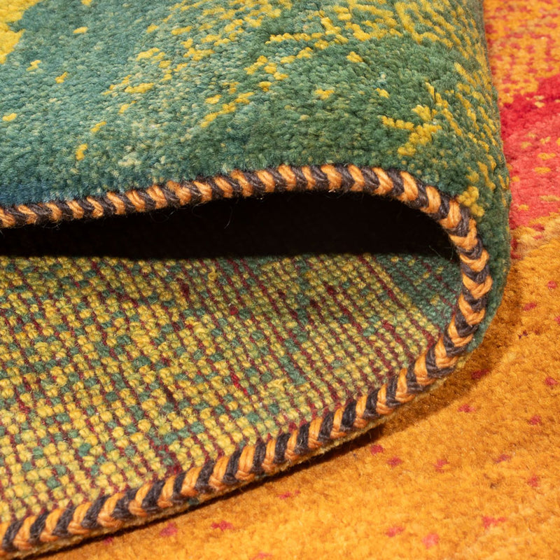 Tapis Gabbeh - Persan - 218 x 173 cm - multicolore