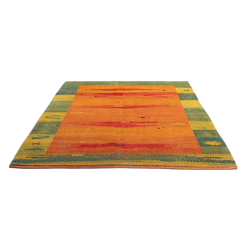 Tapis Gabbeh - Persan - 218 x 173 cm - multicolore