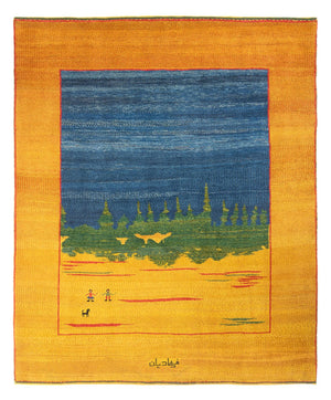 Tapis Gabbeh - Persan - 240 x 205 cm - multicolore
