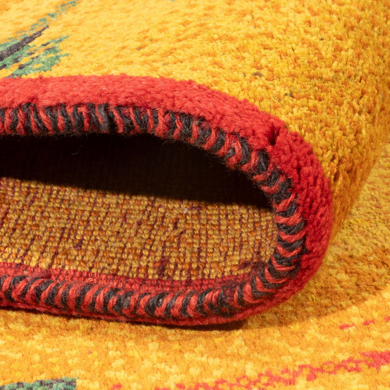 Tapis Gabbeh - Persan - 185 x 140 cm - multicolore