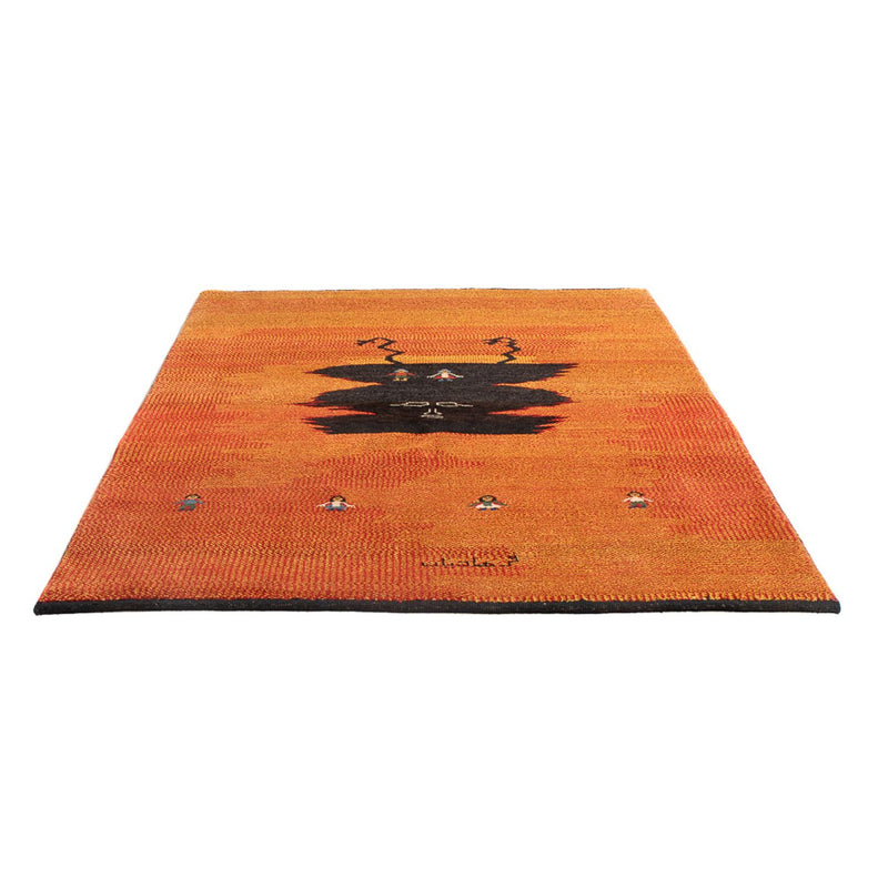 Tapis Gabbeh - Persan - 196 x 150 cm - multicolore