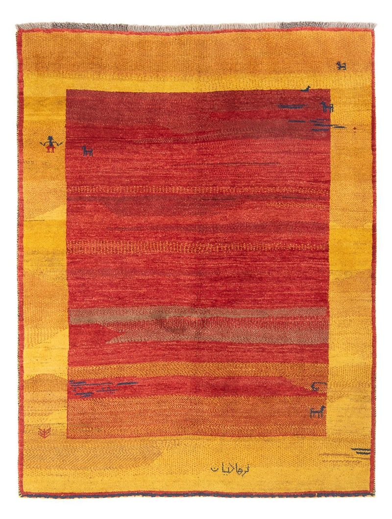 Tapis Gabbeh - Persan - 200 x 155 cm - multicolore