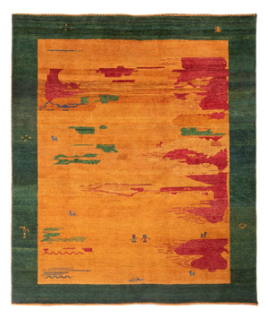 Tapis Gabbeh - Persan - 228 x 203 cm - multicolore