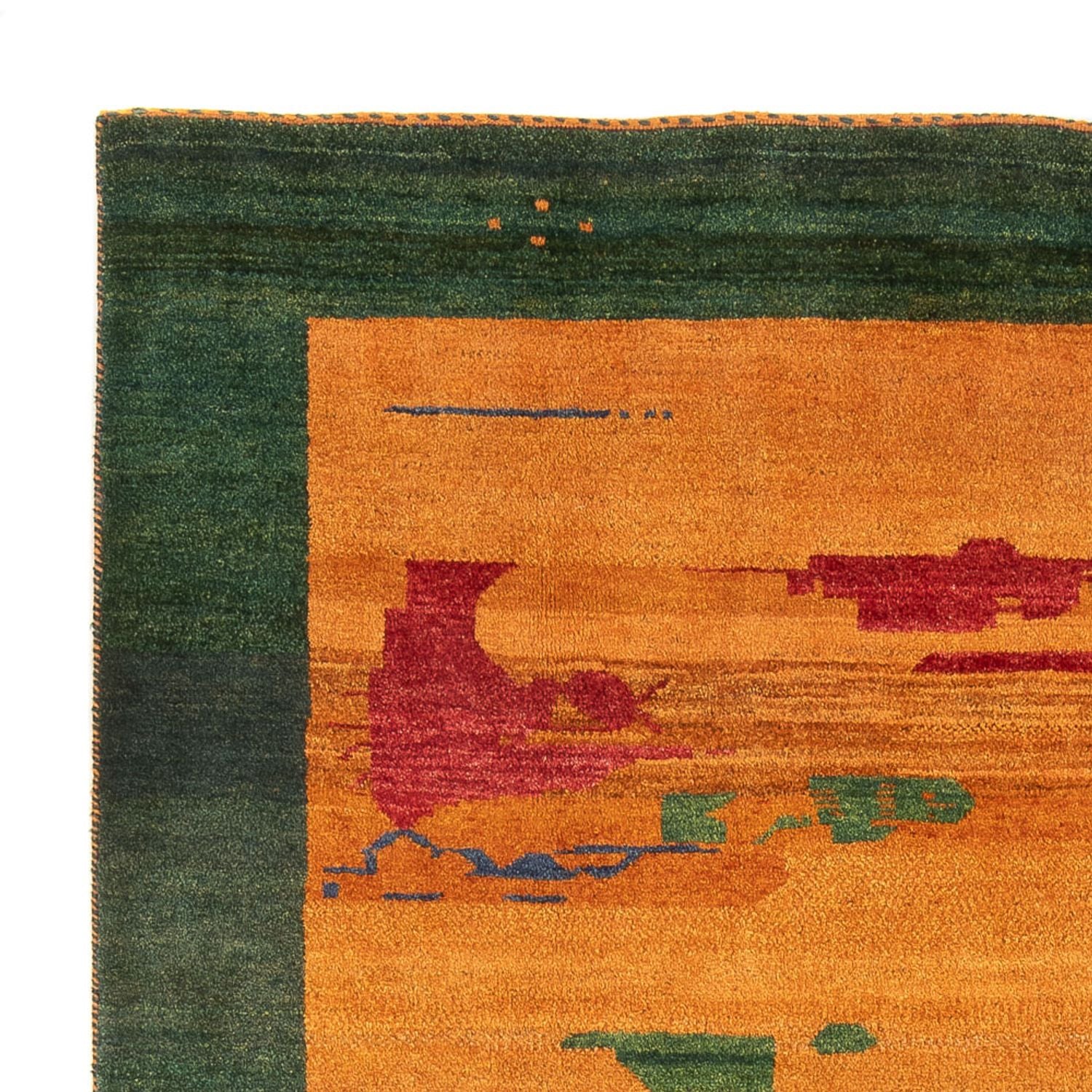 Tapis Gabbeh - Persan - 228 x 203 cm - multicolore