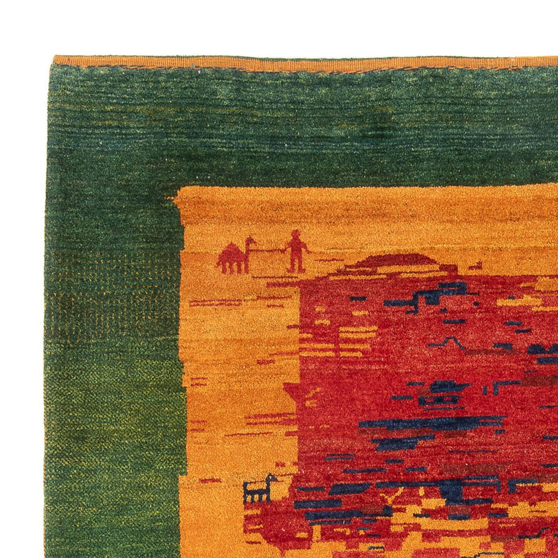 Tapis Gabbeh - Persan - 227 x 200 cm - multicolore