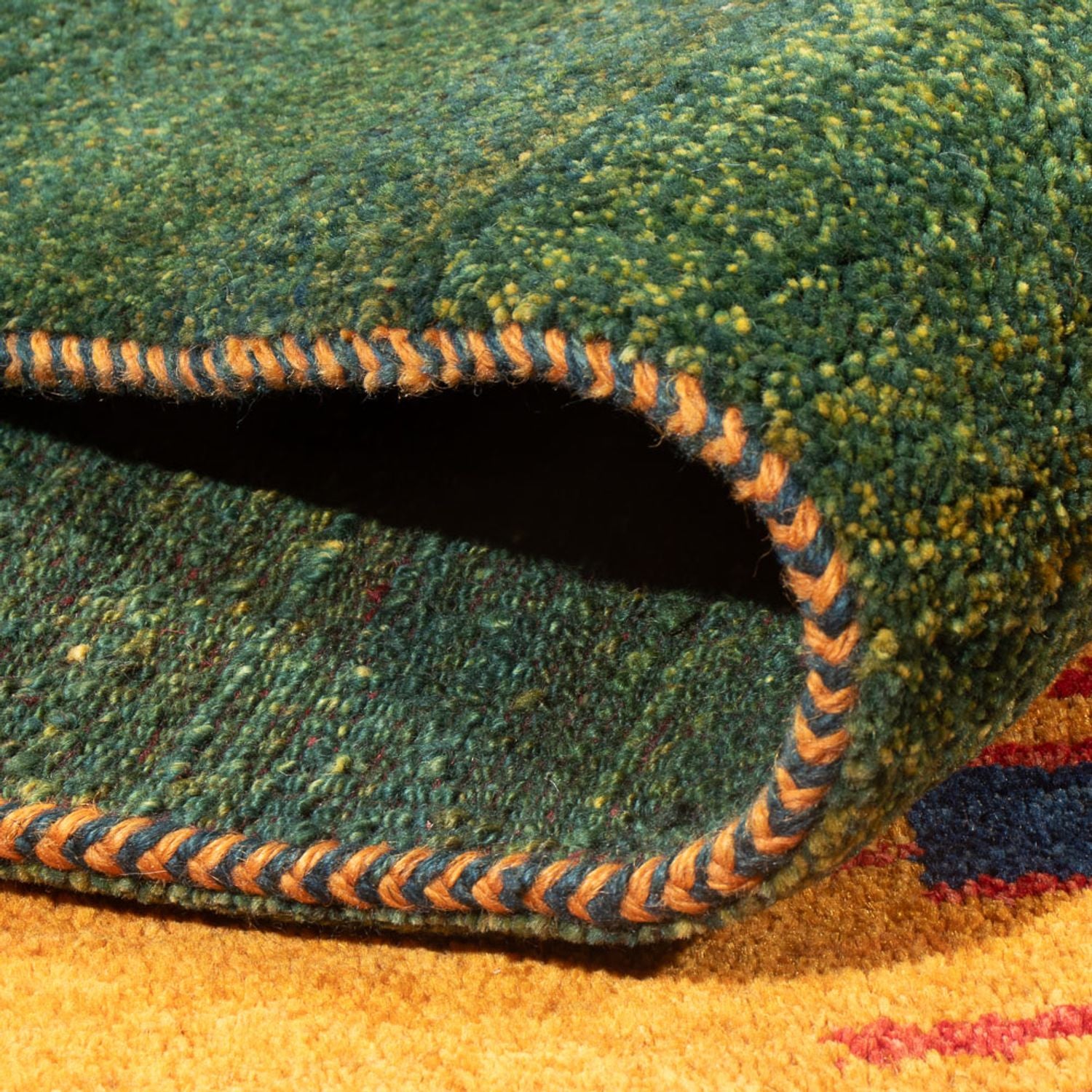 Tapis Gabbeh - Persan - 227 x 200 cm - multicolore