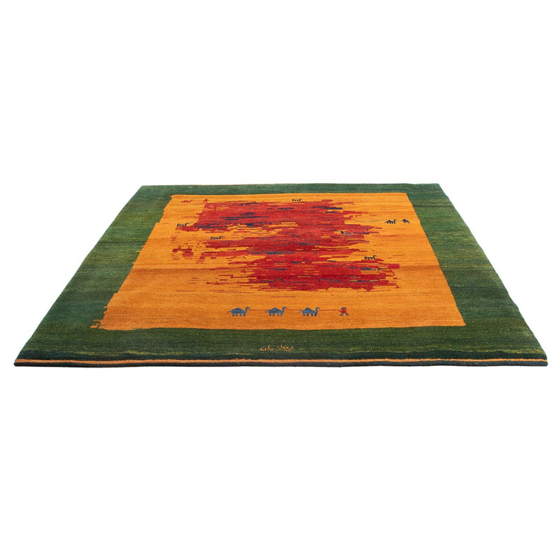 Tapis Gabbeh - Persan - 227 x 200 cm - multicolore
