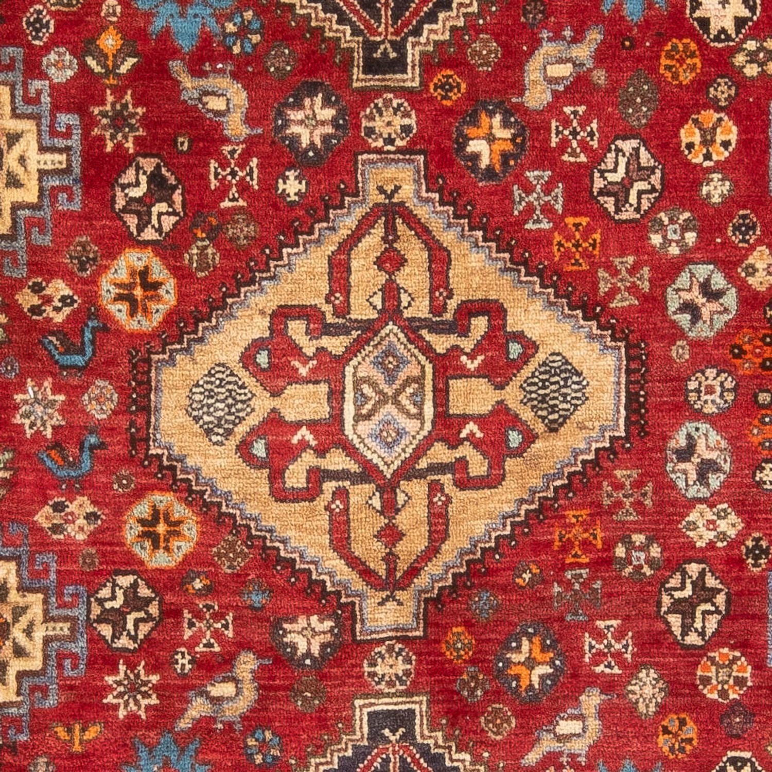 Tapis persan - Nomadic - 197 x 130 cm - rouge