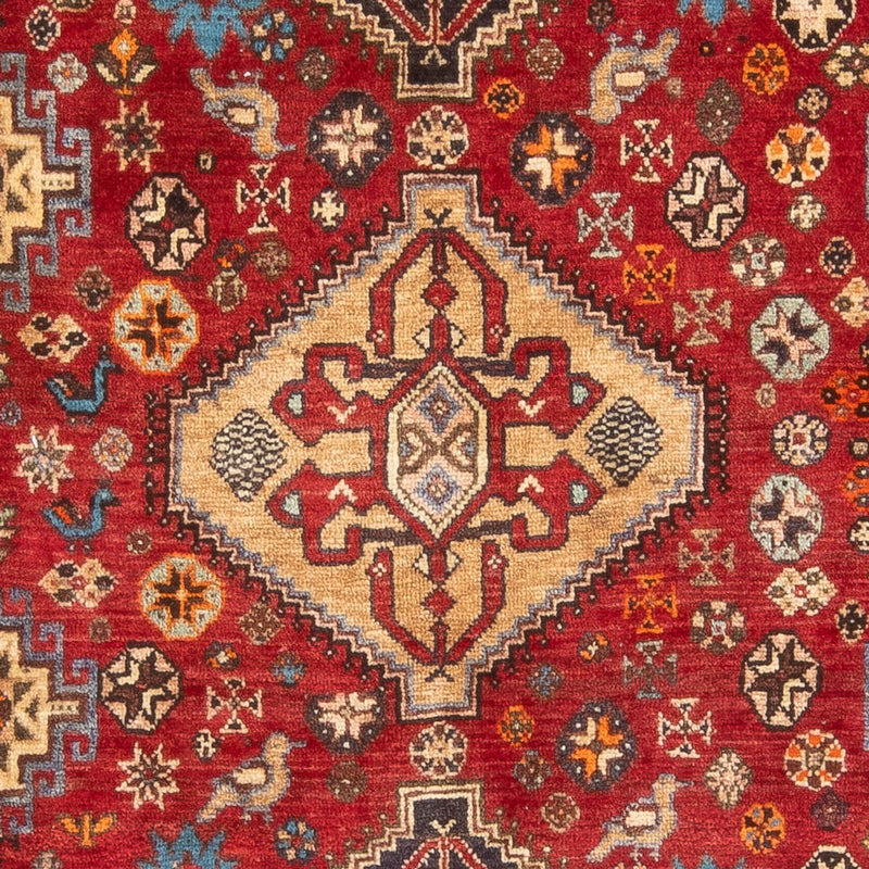 Tapis persan - Nomadic - 197 x 130 cm - rouge