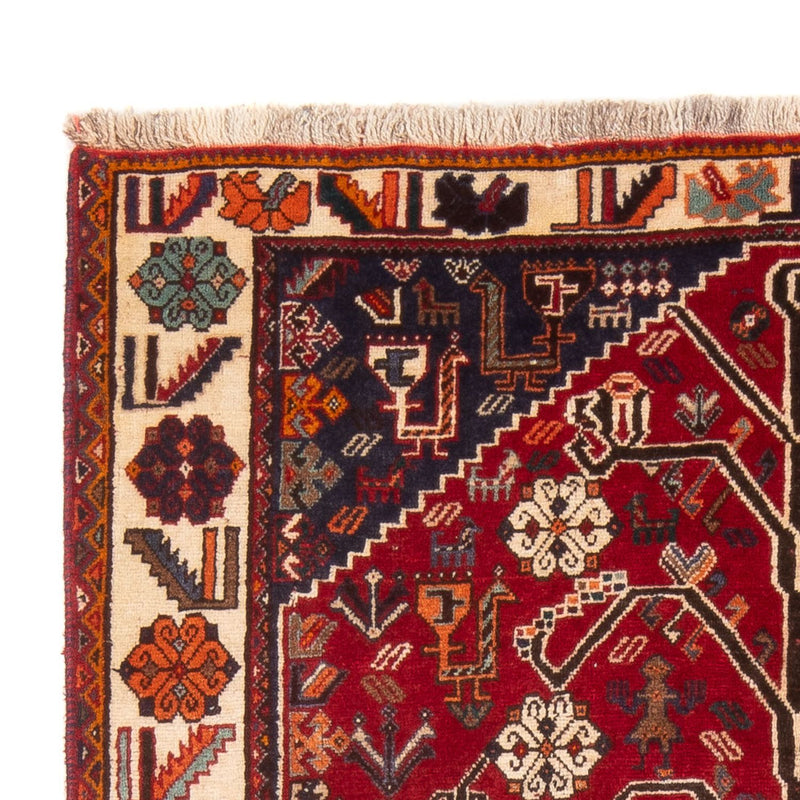 Tapis persan - Nomadic - 192 x 130 cm - rouge