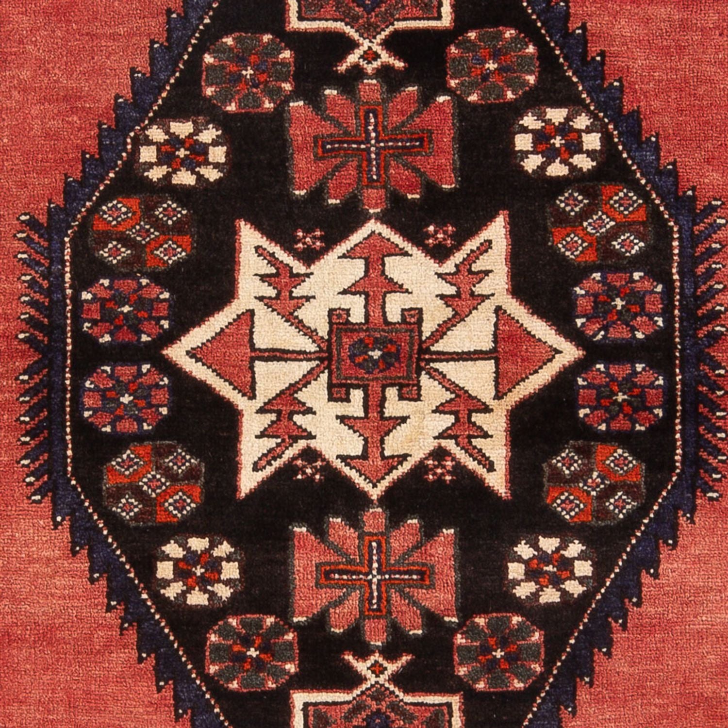 Tapis persan - Nomadic - 215 x 140 cm - orange