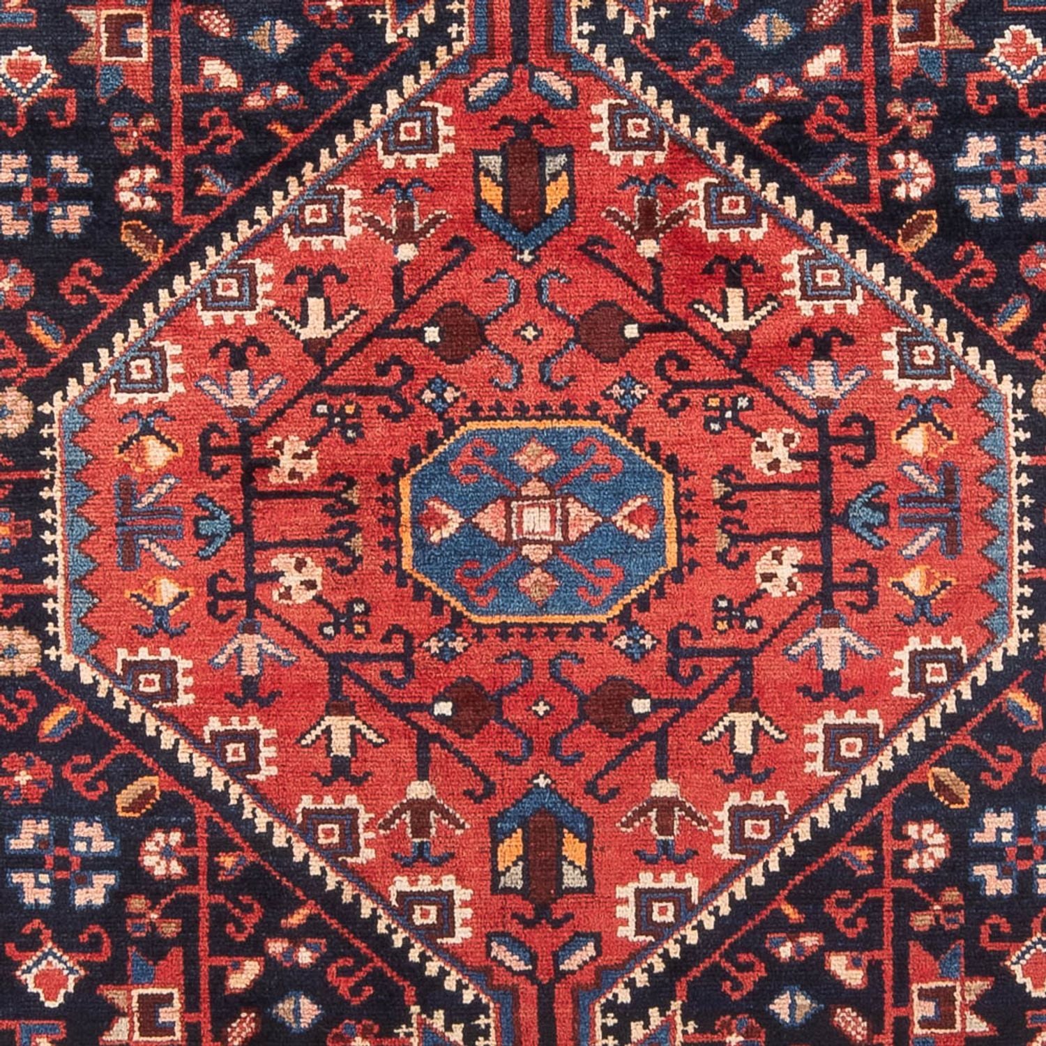 Tapis persan - Nomadic - Royal - 234 x 135 cm - bleu foncé