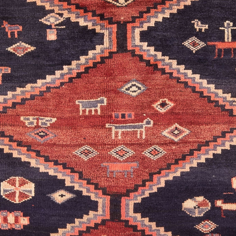 Tapis persan - Nomadic - Royal - 188 x 149 cm - bleu foncé