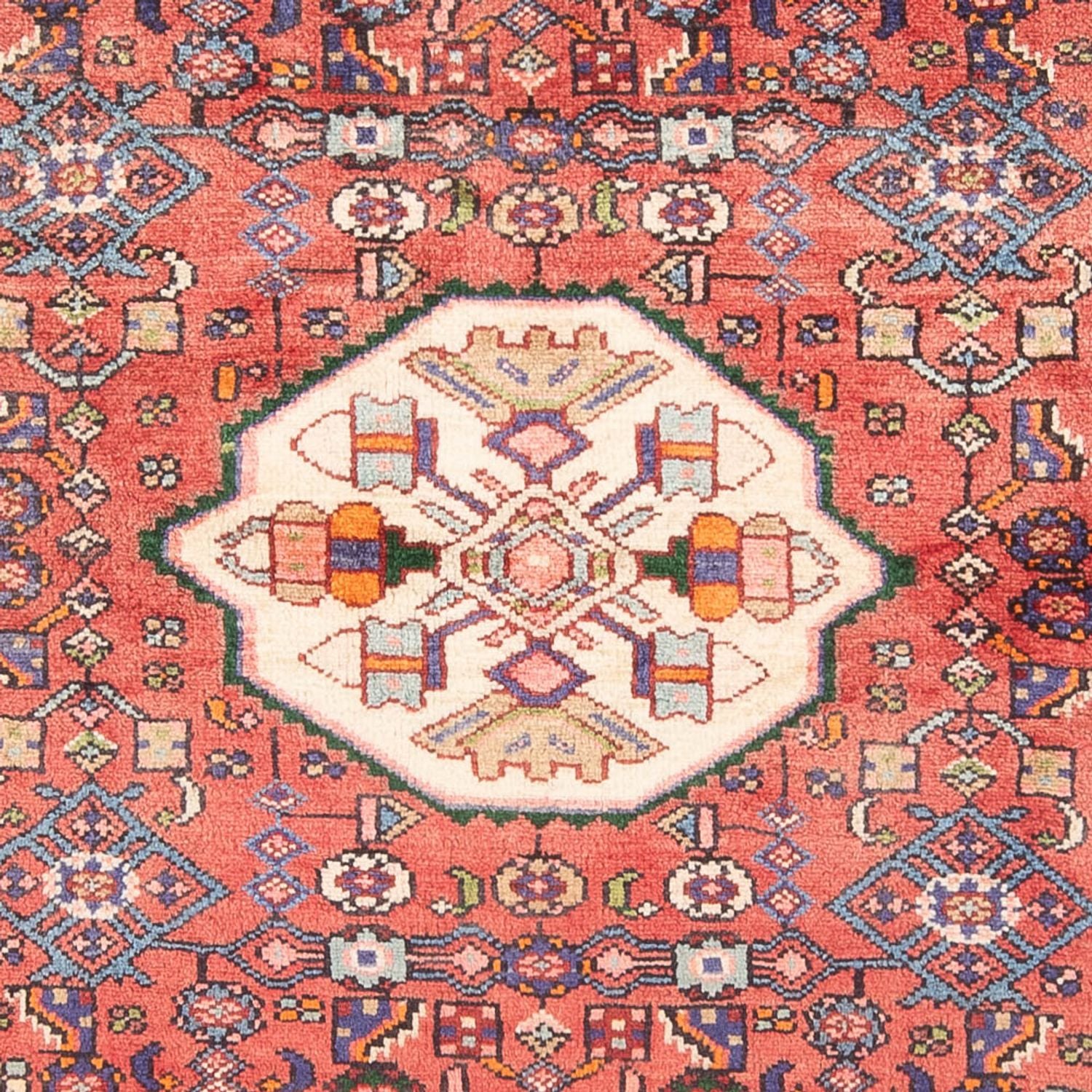Tapis de couloir Tapis persan - Nomadic - 221 x 128 cm - rouge