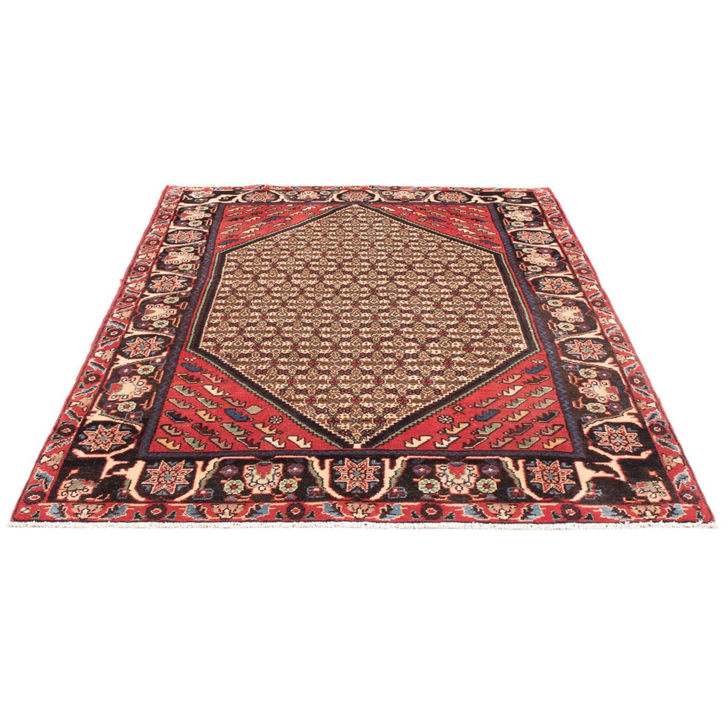 Tapis persan - Nomadic - Royal - 197 x 127 cm - crème