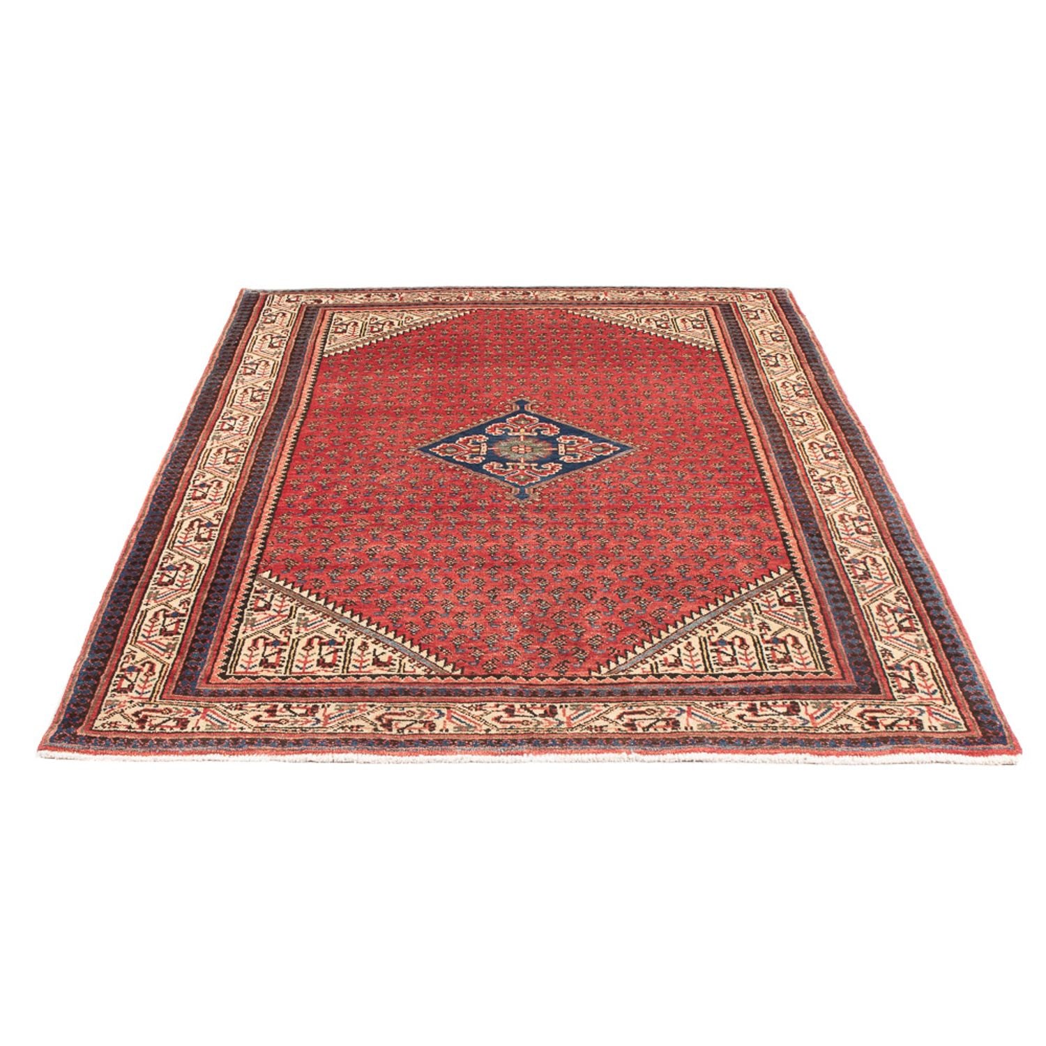 Tapis persan - Nomadic - Royal - 210 x 130 cm - rouge