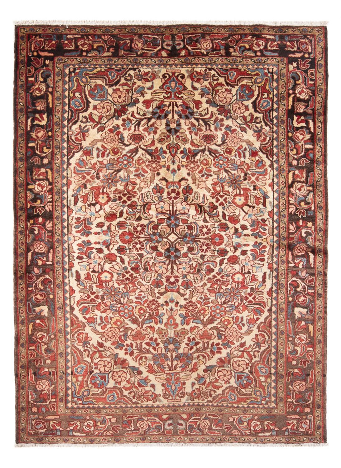 Perserteppich - Nomadic - Royal - 214 x 152 cm - creme
