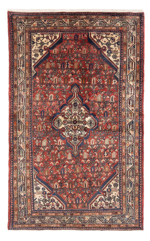 Perserteppich - Nomadic - Royal - 221 x 132 cm - rot