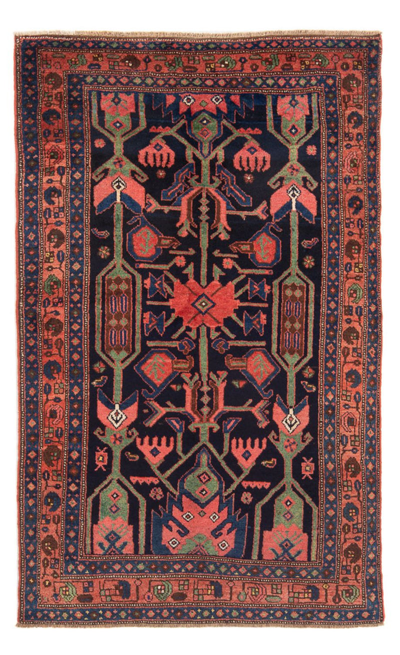 Tapis persan - Nomadic - Royal - 219 x 132 cm - bleu foncé