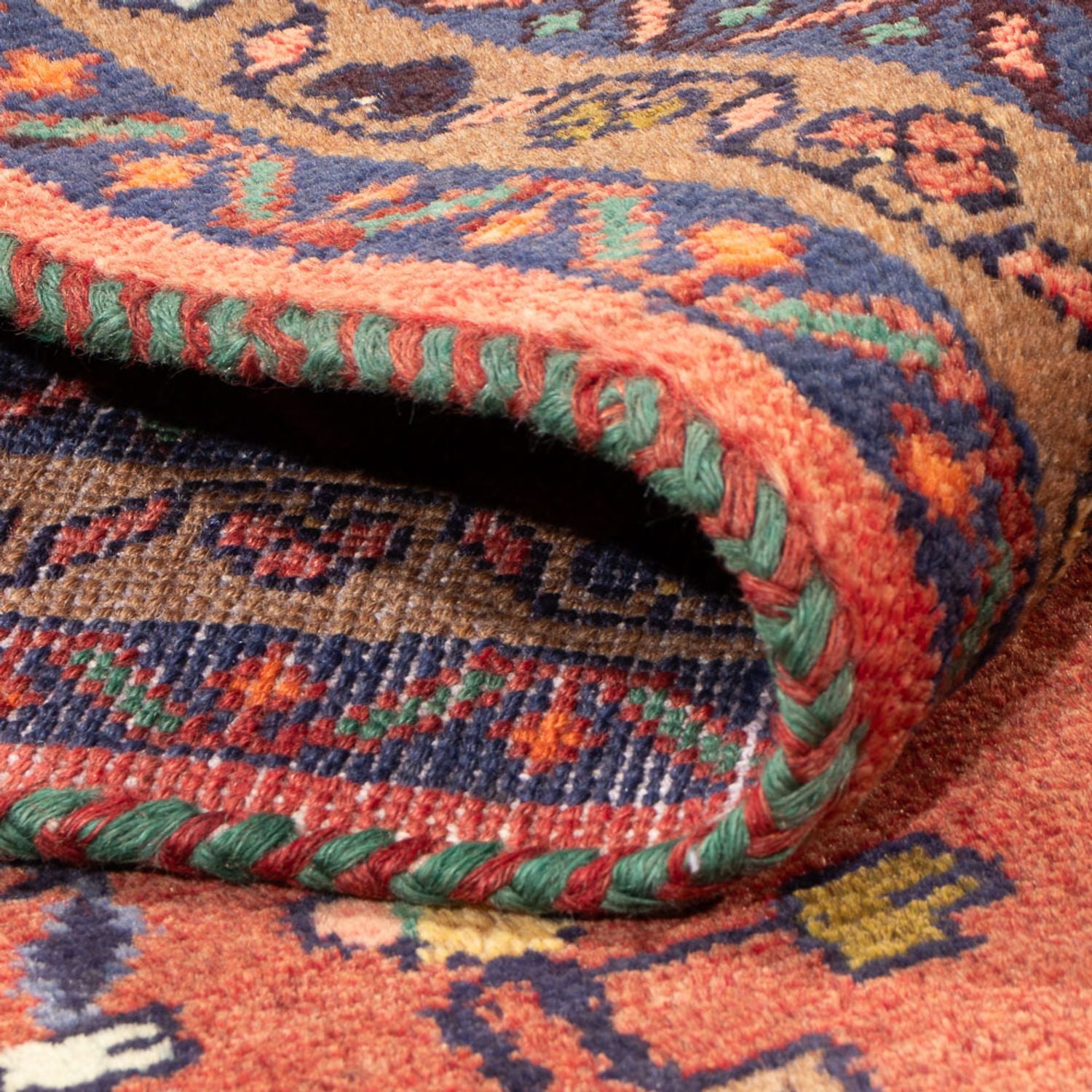 Perserteppich - Nomadic - Royal - 212 x 118 cm - rot