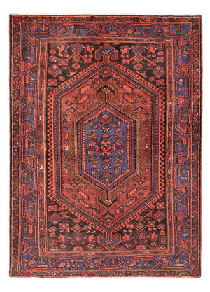 Perserteppich - Nomadic - Royal - 197 x 142 cm - rot