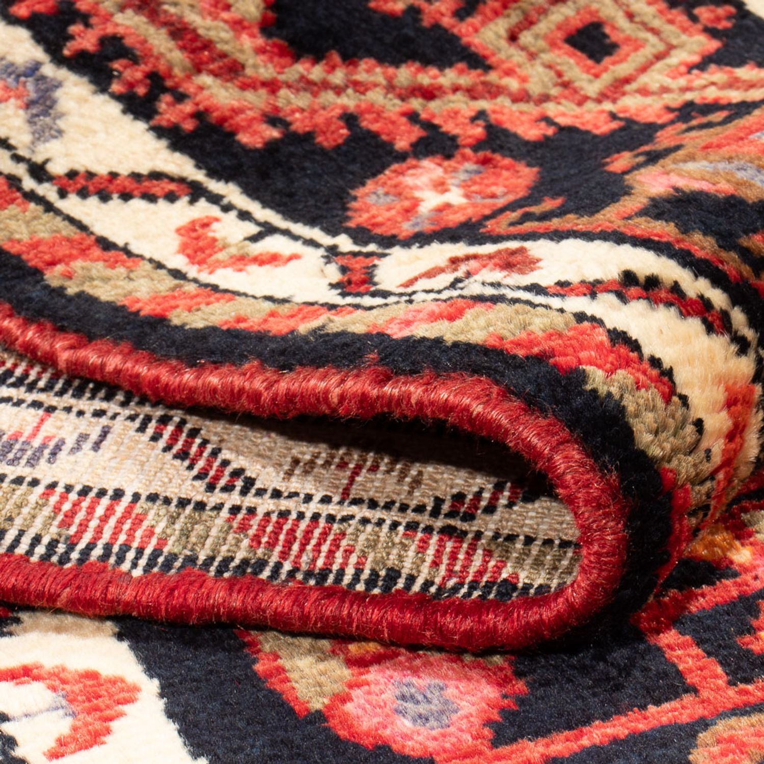 Perserteppich - Nomadic - Royal - 204 x 132 cm - dunkelblau