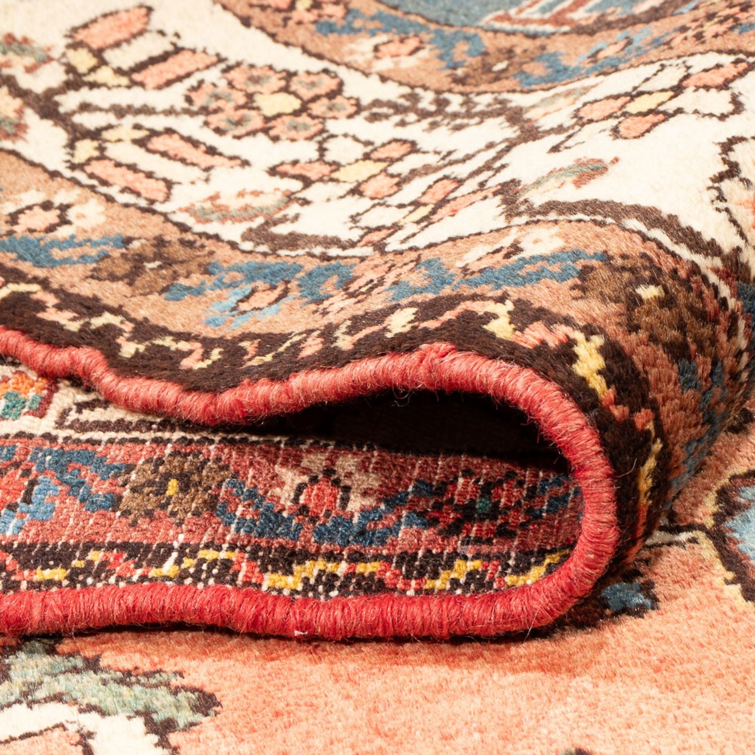 Tapis persan - Nomadic - Royal - 190 x 136 cm - orange