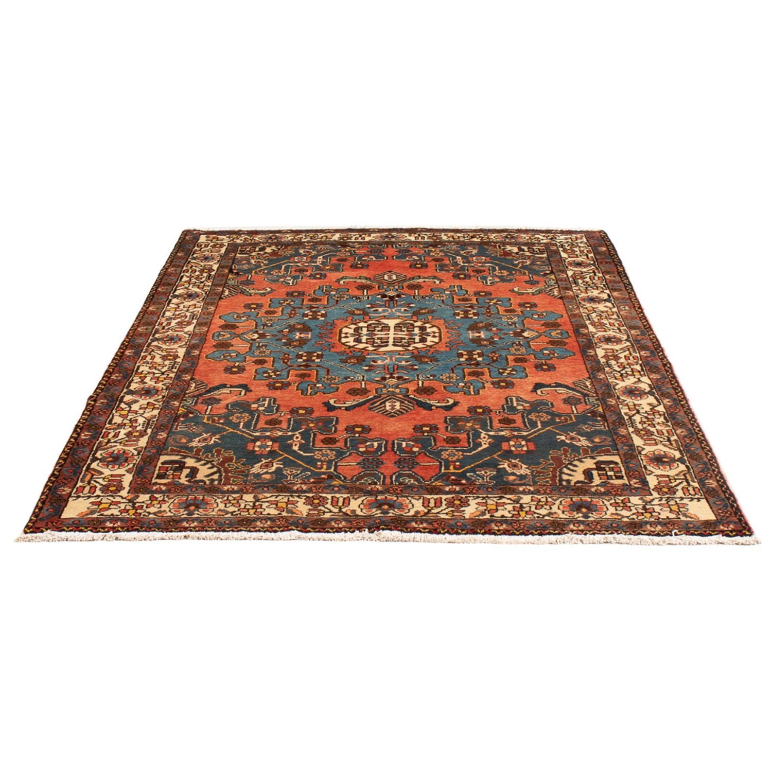 Tapis persan - Nomadic - Royal - 190 x 136 cm - orange