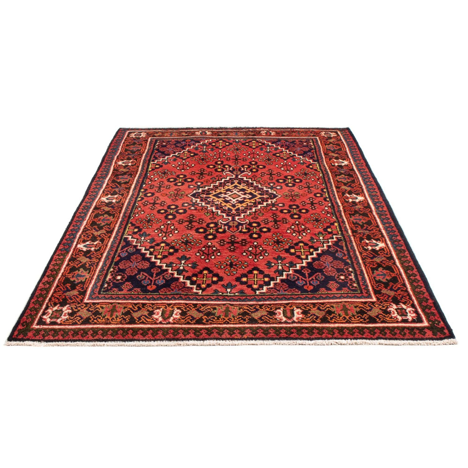 Perserteppich - Nomadic - Royal - 217 x 133 cm - rot