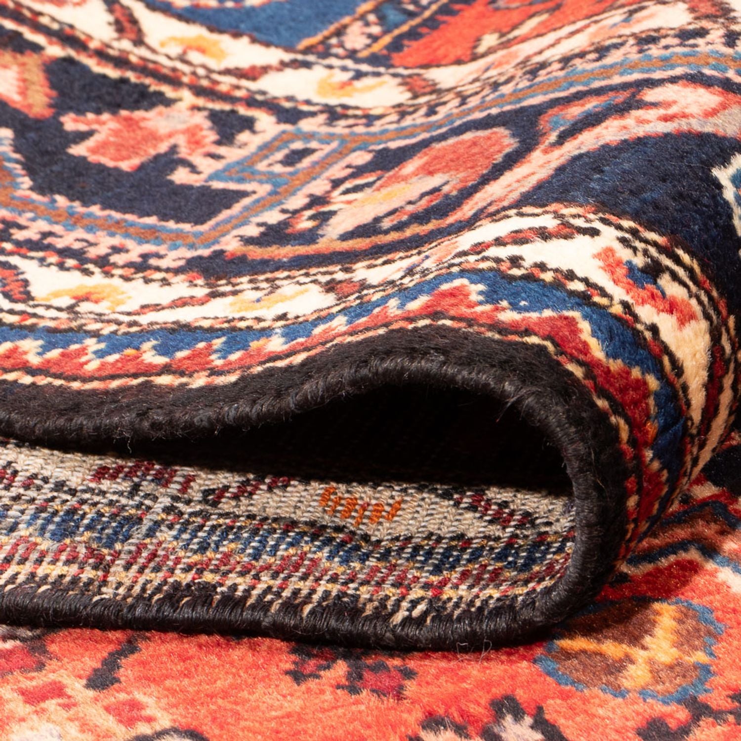Perserteppich - Nomadic - Royal - 189 x 123 cm - dunkelblau