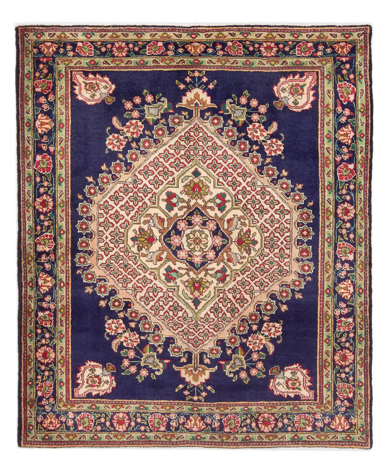 Perserteppich - Nomadic - Royal - 184 x 150 cm - dunkelblau