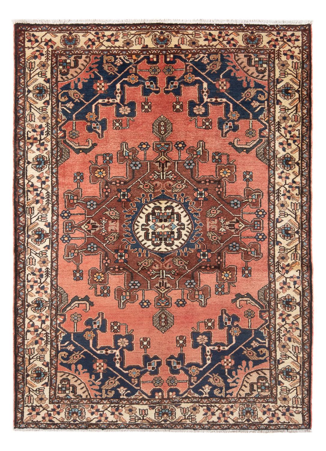 Perserteppich - Nomadic - Royal - 197 x 132 cm - rot