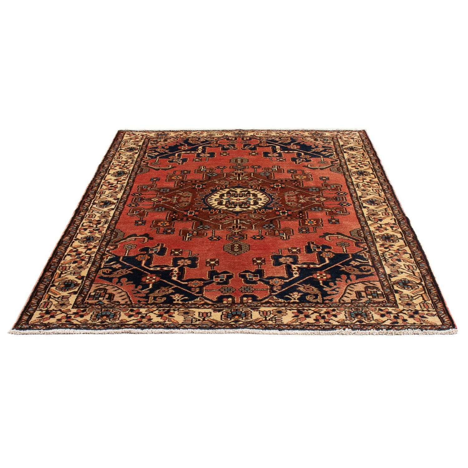 Perserteppich - Nomadic - Royal - 197 x 132 cm - rot