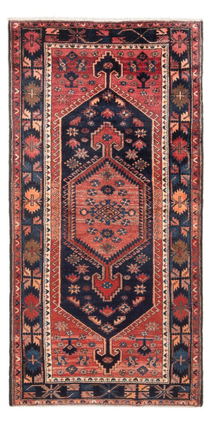 Tapis de couloir Tapis persan - Nomadic - 235 x 123 cm - bleu foncé