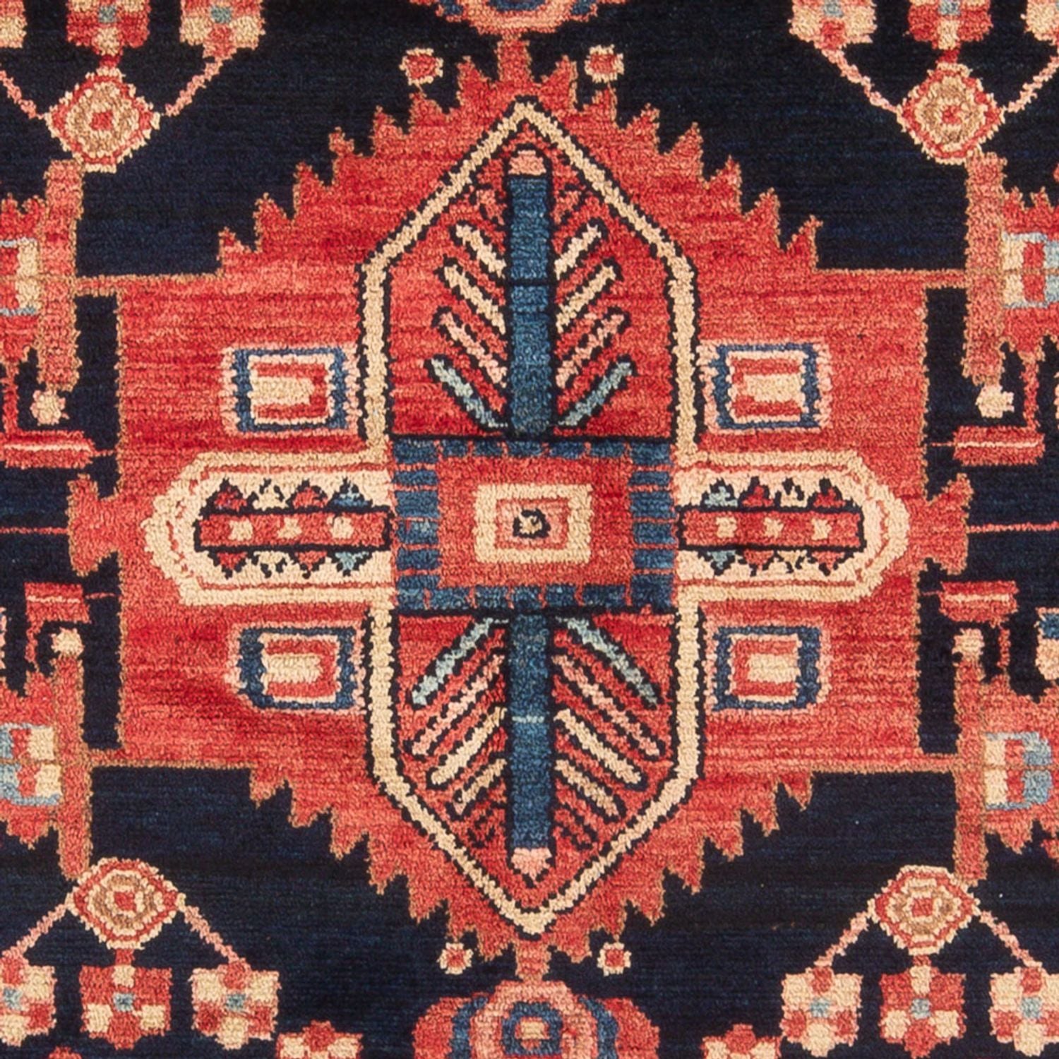 Perserteppich - Nomadic - 208 x 135 cm - dunkelblau