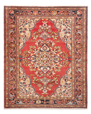 Tapis persan - Nomadic - 210 x 165 cm - rouge