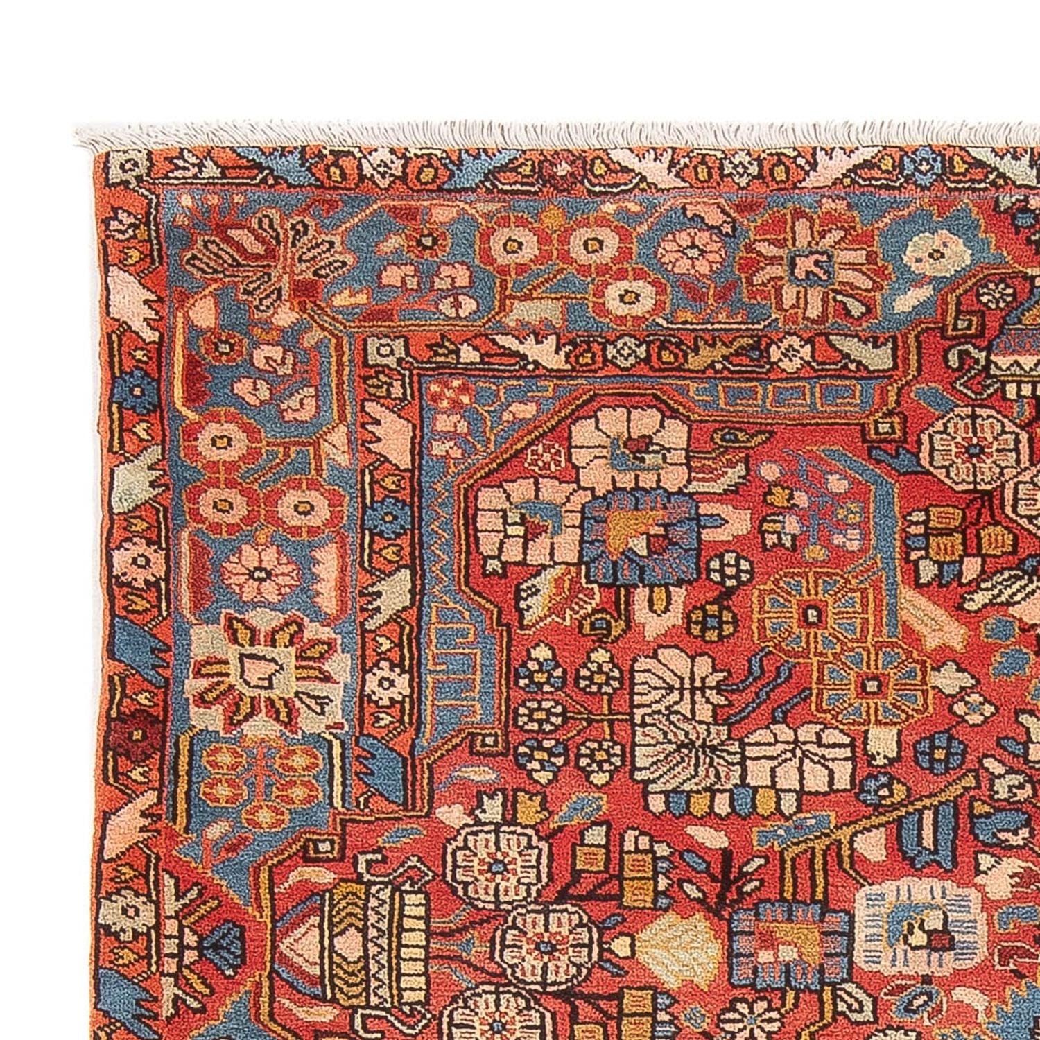 Tapis persan - Nomadic - 225 x 157 cm - rouge clair
