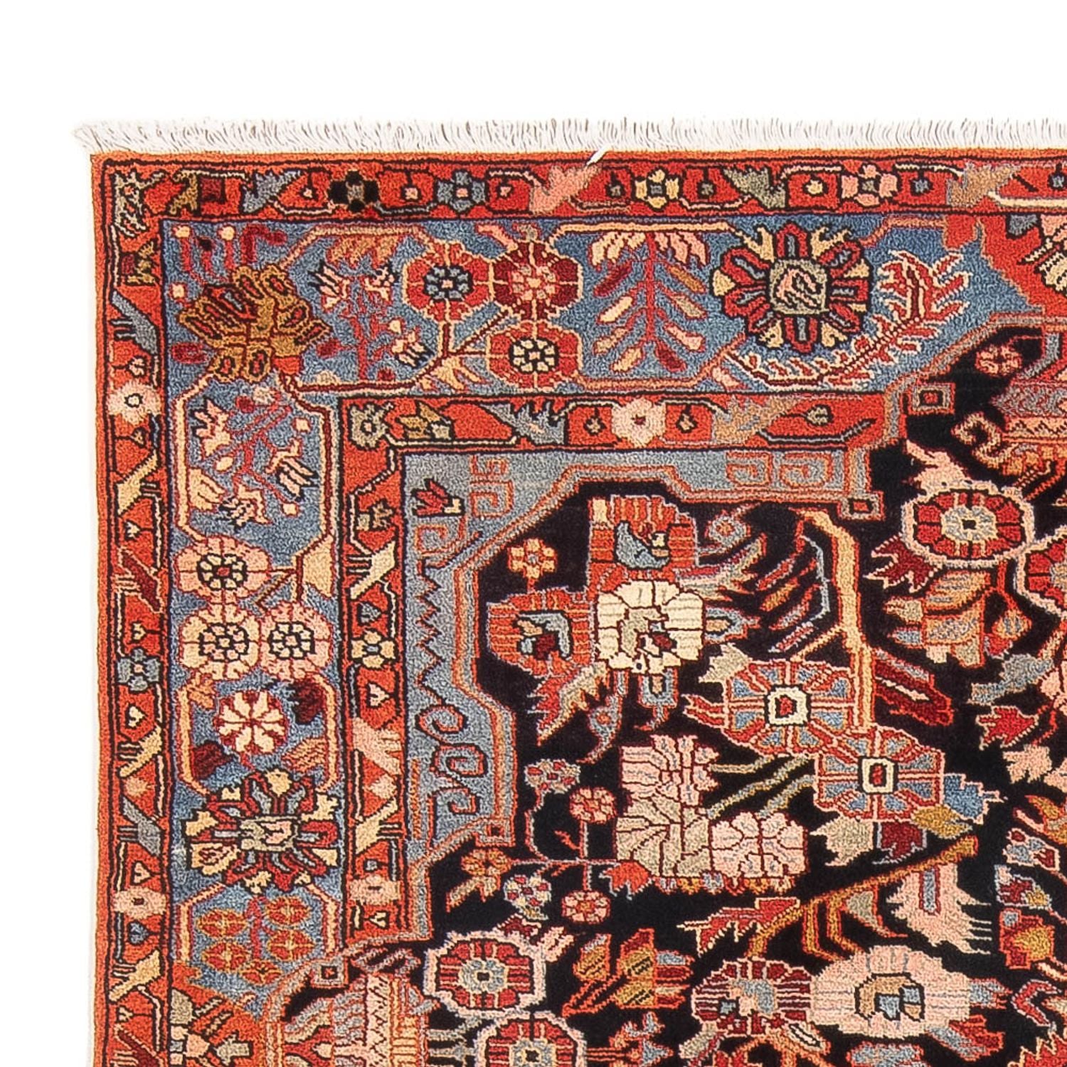 Tapis persan - Nomadic - 220 x 160 cm - rouge clair
